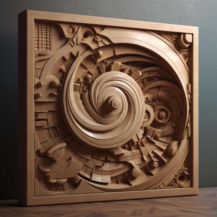 نموذج ثلاثي الأبعاد لآلة CNC 3D Art 